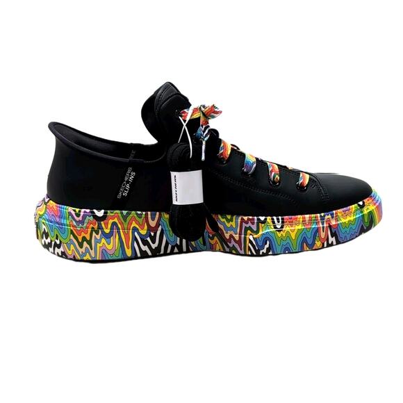 SKECHERS X Snoop Dogg Jenn Stark Doggy Drip Slip Ins Shoes Mens 14 Black NEW - Picture 8 of 16